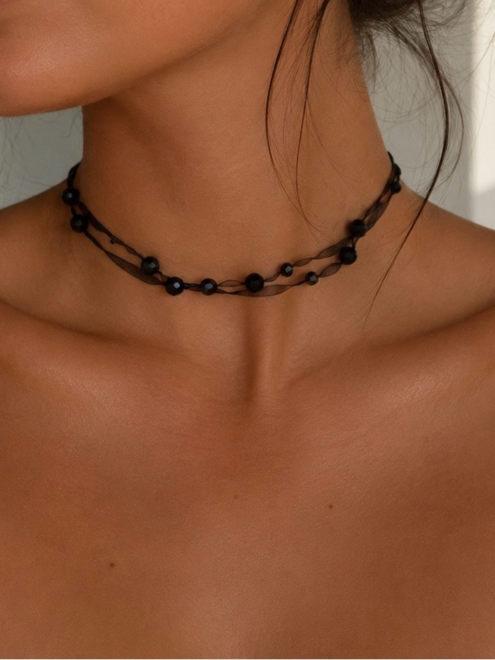 Beaded choker